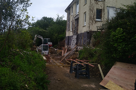 Building work at Lizaire