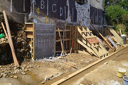 Building work at Lizaire