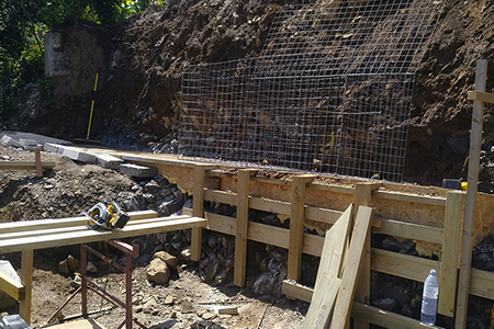 Building work at Lizaire