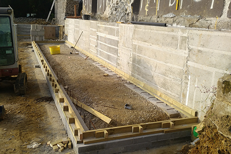 Building work at Lizaire