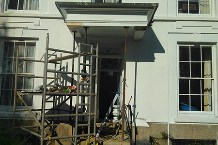 restoration to listed building