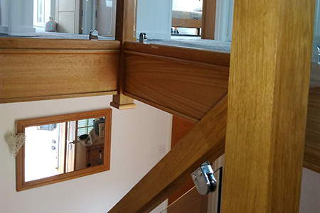 Bespoke L shape staircase design