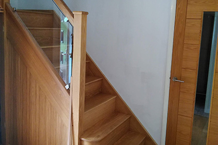Bespoke L shape staircase design
