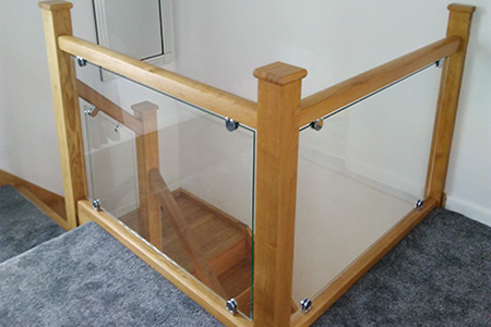 Bespoke L shape staircase design