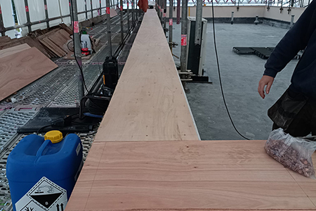 Installation of New Copings