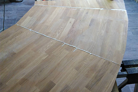 bespoke worktops and cupboard